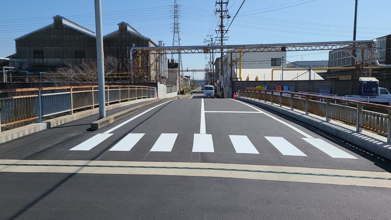 西沼橋橋梁保全工事の完成写真