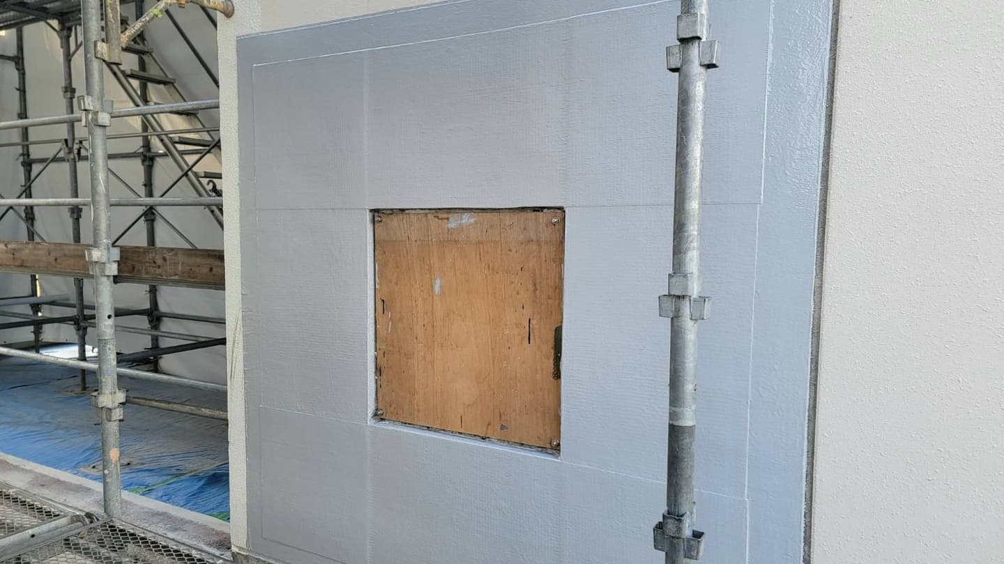 新高塚受電所外壁一部改良その他工事の完成写真